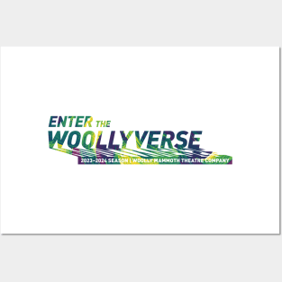 Woollyverse Logo Paint 4 Posters and Art